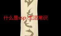 什么是ssp-生活常识