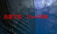 流量文案：10w+新媒体文案速成写作指南（关于流量文案：10w+新媒体文案速成写作指南介绍）