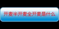 开麦半开麦全开麦是什么意思（开麦半开麦全开麦分别是什么意思）